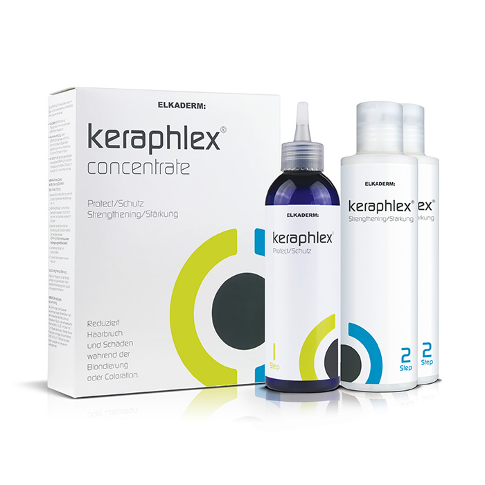 Keraphlex Concentrat XL Set Step 1 200 ml + 2  400 ml Schutz vor Schädigungen