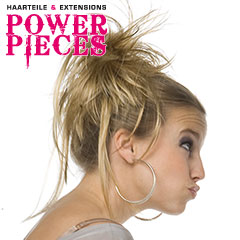 Power Pieces - Ouzo Haarabbinder glatt fransig Haarteil
